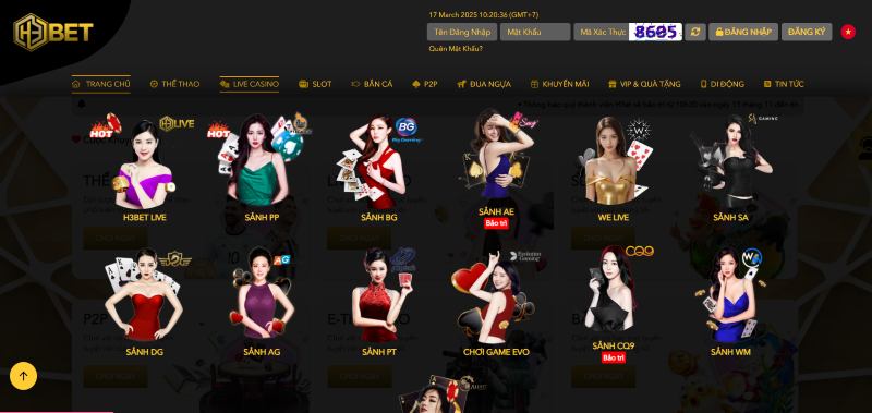 game đổi thưởng H3bet